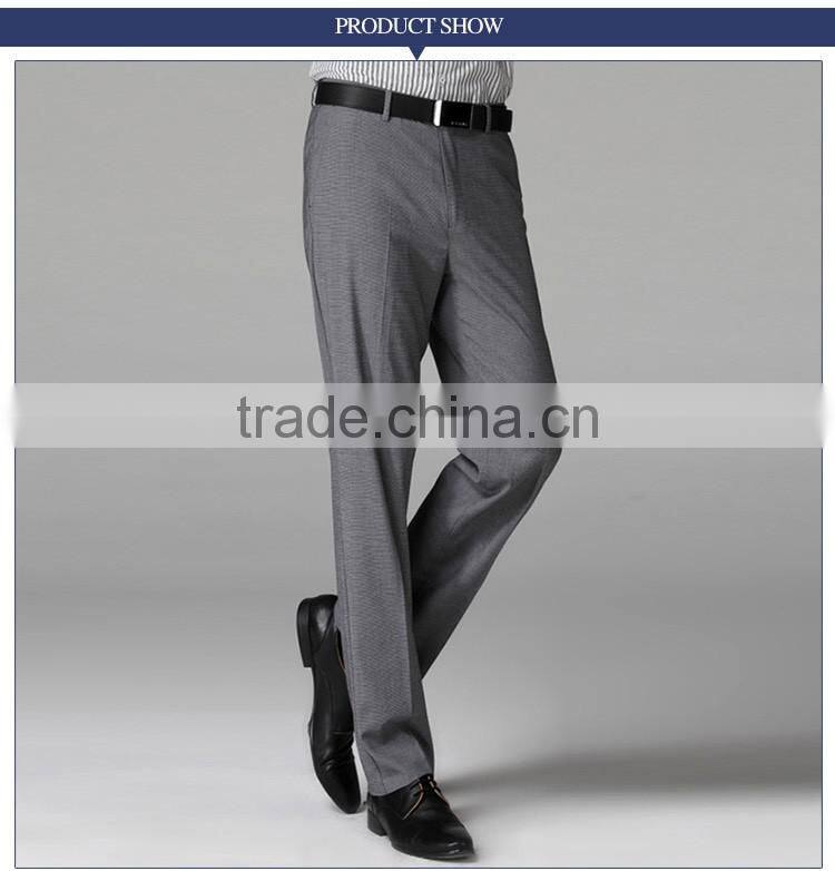 2016 Custom Factory Price Formal Grey Man Pants