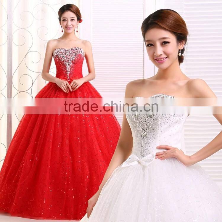 2016 Designer Mermaid Strapless Wedding Dresses