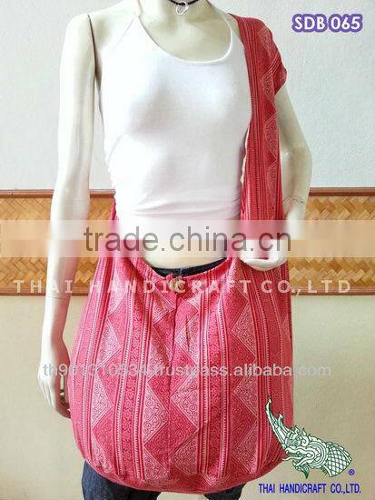 Thai Large Cotton Shoulder Hippie Boho Hobo Sling Crossbody Yaam