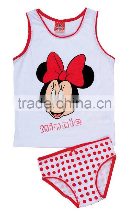 Girls underwear with cute cartoon for children