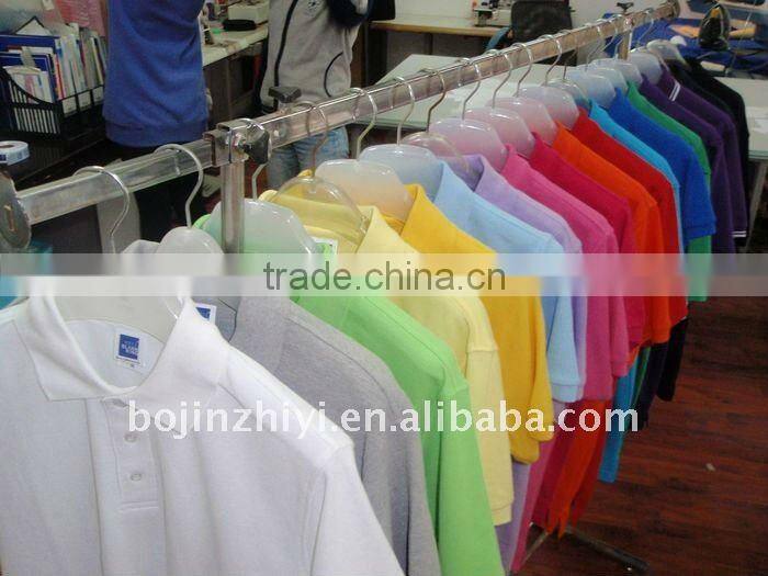 wholesale solid polo t-shirt green printed factory Asian