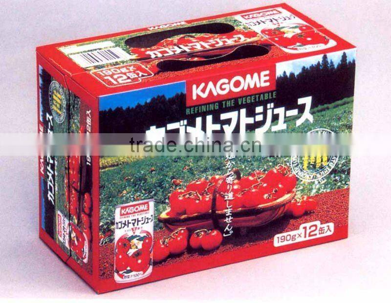 fruit drink tin carton box