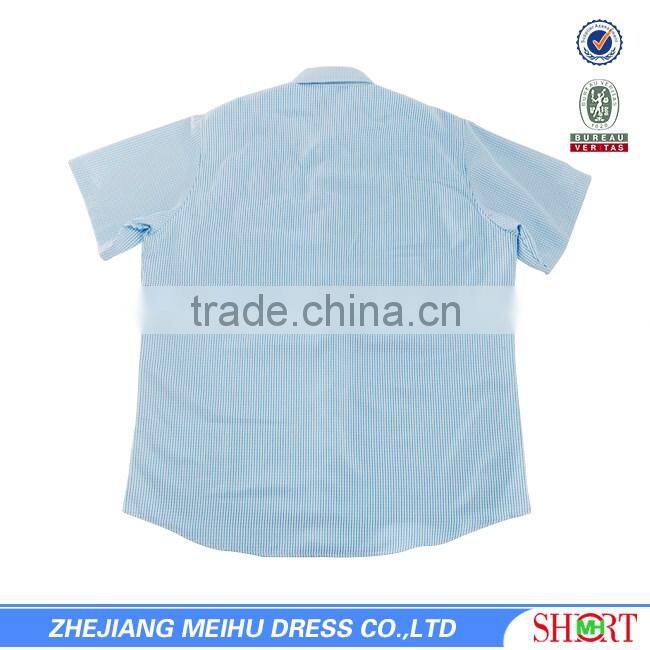 wholesale button down short sleeve check casual fishing shirts