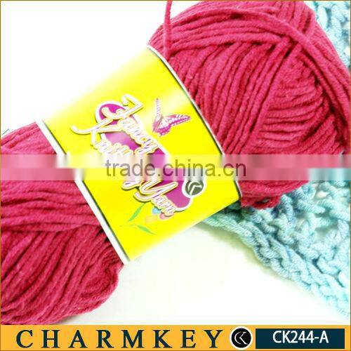 RED cotton yarn for glove knitting