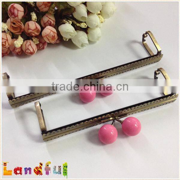 Wholesale Colorful Candy Heads With Sewing Holes Metal Bag Purse Frame