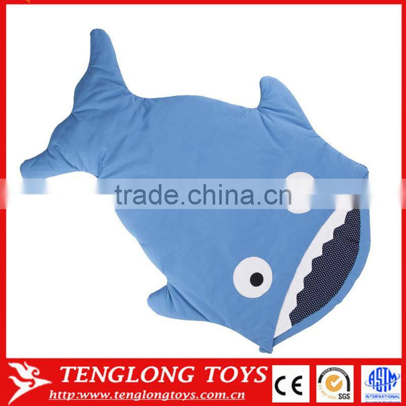 Hot selling cotton baby sleepng bag animal hood mermaid tail blanket