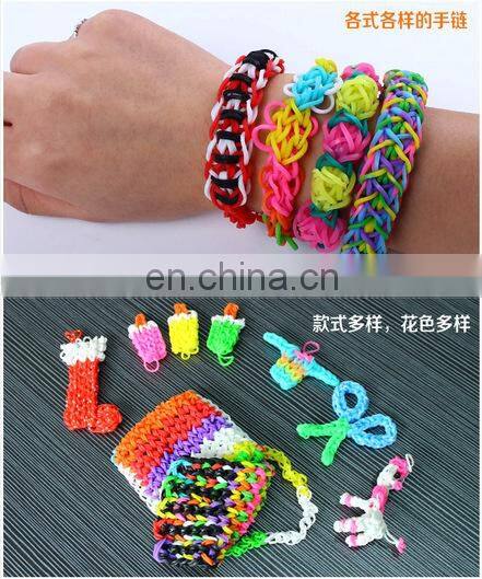 2014 Hot Selling DIY Colourfull cheap rainbow rubber bands RL-0002