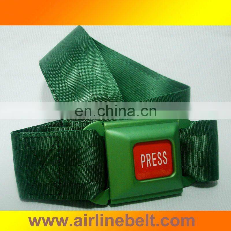 Famous car seatbelt style brown man belt