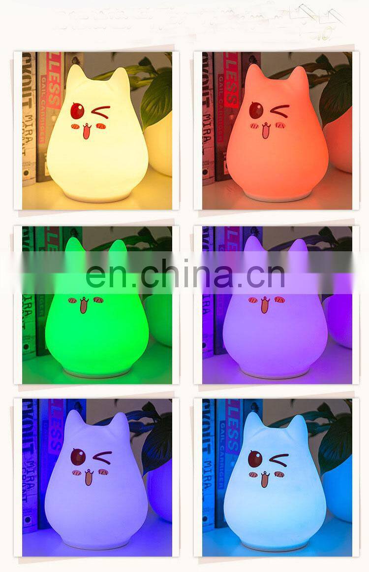 Wholesale cute fashion design animal LED night light for kids