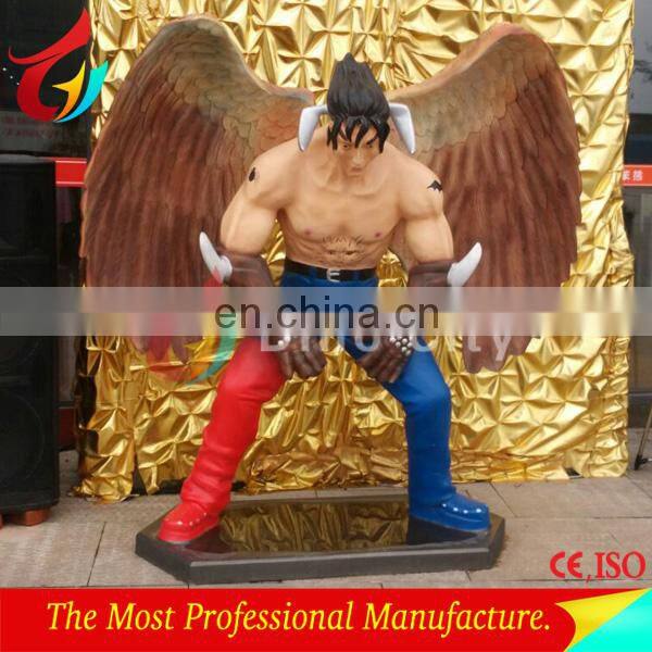 Popular life size fiberglass cartoon statue