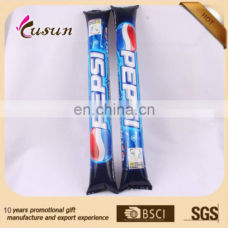 Custom Hot Selling Printed PE Inflatable Cheering Stick