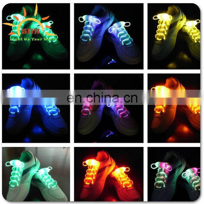 Crazy led lights shoelaces/Flashing led shoelaces/Dancing led lights shoelaces