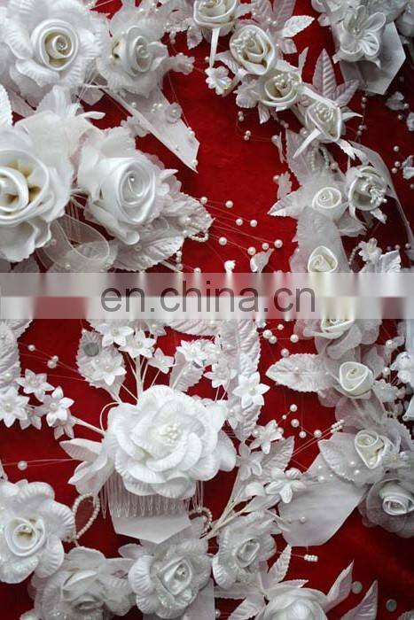 Handmade Vintage Pear Beaded Bridal Headpiece Indian Wedding Headpiece Jewelry Flower Head/Dress Decoration Hair Accessories