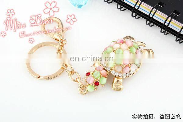 diamond tortoise keychain wholesale crystal keychain CD-KD012