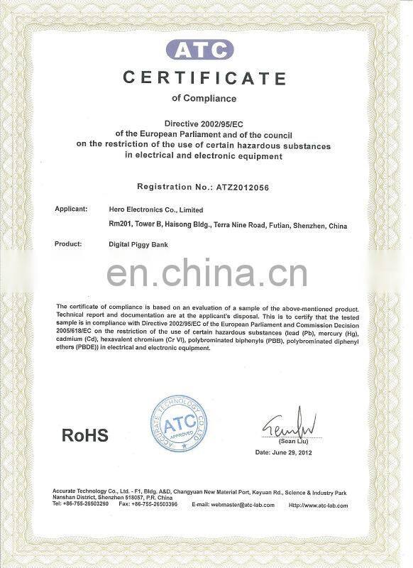 Digital Coin Counting Money Jar