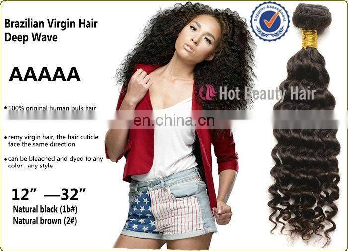 Supply All Kinds Of Hair Brazilian Hair,Chemically Processed Natural 18 inch brazilian loose deep wave hair weave