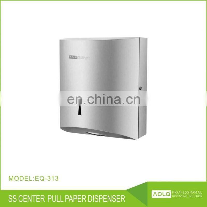 AOLQ Hygiene Wall Mounted Gym Wipes Dispenser Stainless Steel