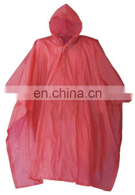 SOFT IMPROVED PVC RAINCOAT LIGHT WEIGHT PVC PONCHO FOLDABLE PONCHO