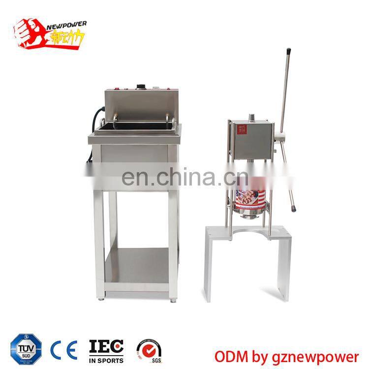 catering equipment industrial used spanish churros maker churros machine with fryer