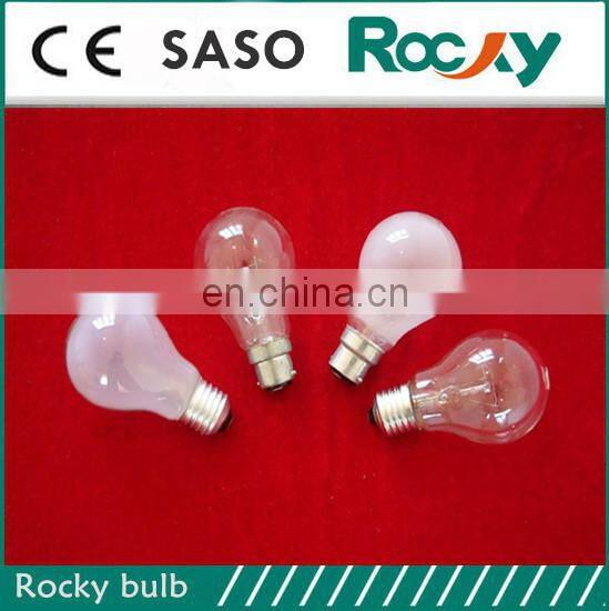 Bulb incandescent clear bulb 110v 60w