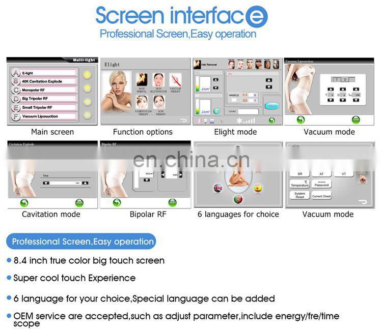2019 best rf cavitation slimming skin tightening face lifting low price weight loss machine
