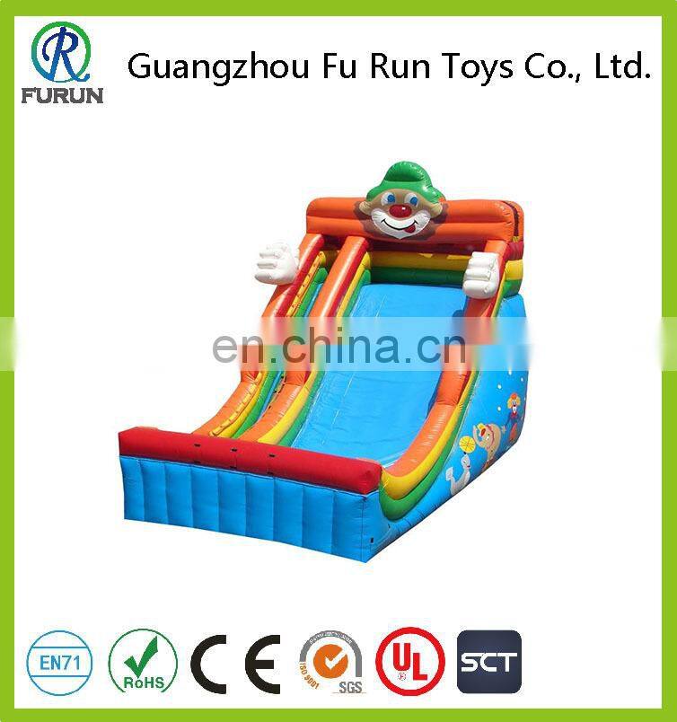 Happy on water inflatable slide for children