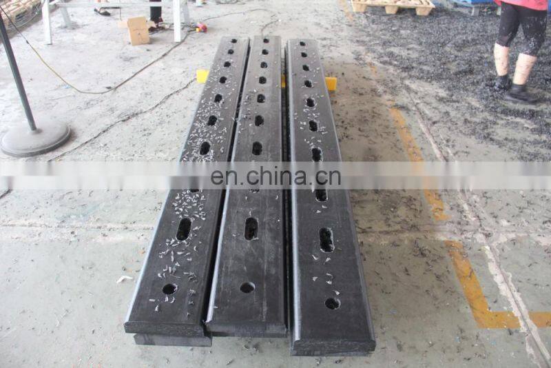 UHMW PE excavator track pads, crane mats, ground protection mat