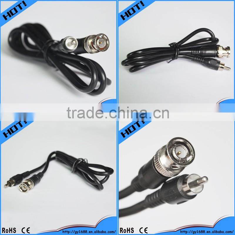 rf type bnc rca audio jack cable,av extension cable 5m