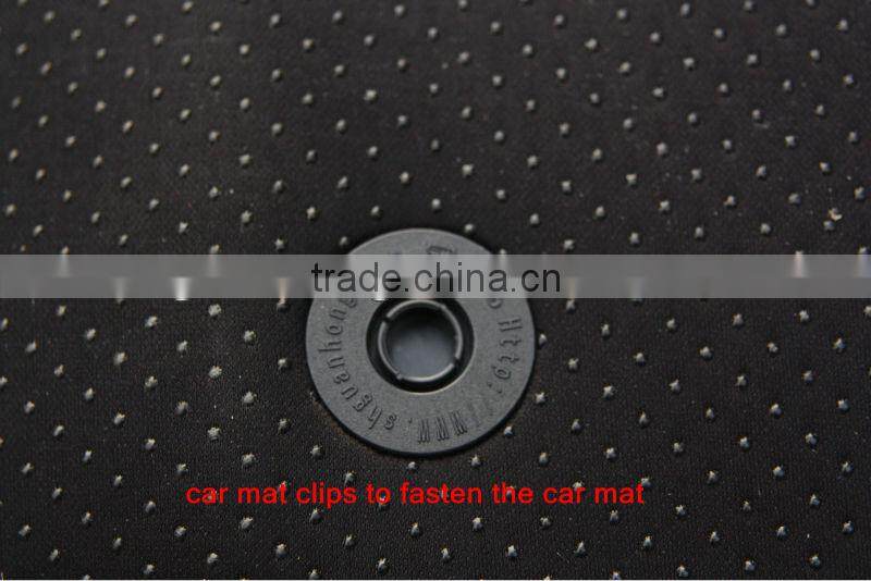 Wearproof 4D leather carpet car mat