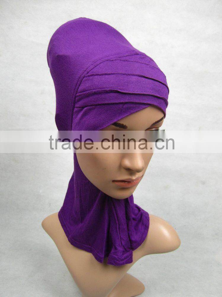 U103 NEW 2014 neck cover cotton ruffle ninja,muslim underscarf