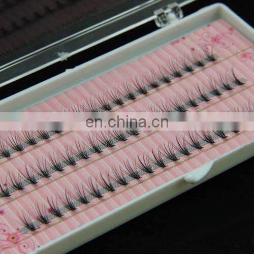 60pcs Professional Black Man-made Makeup Individual Cluster Eye Lashes Grafting Fake False Eyelashes Chic Design