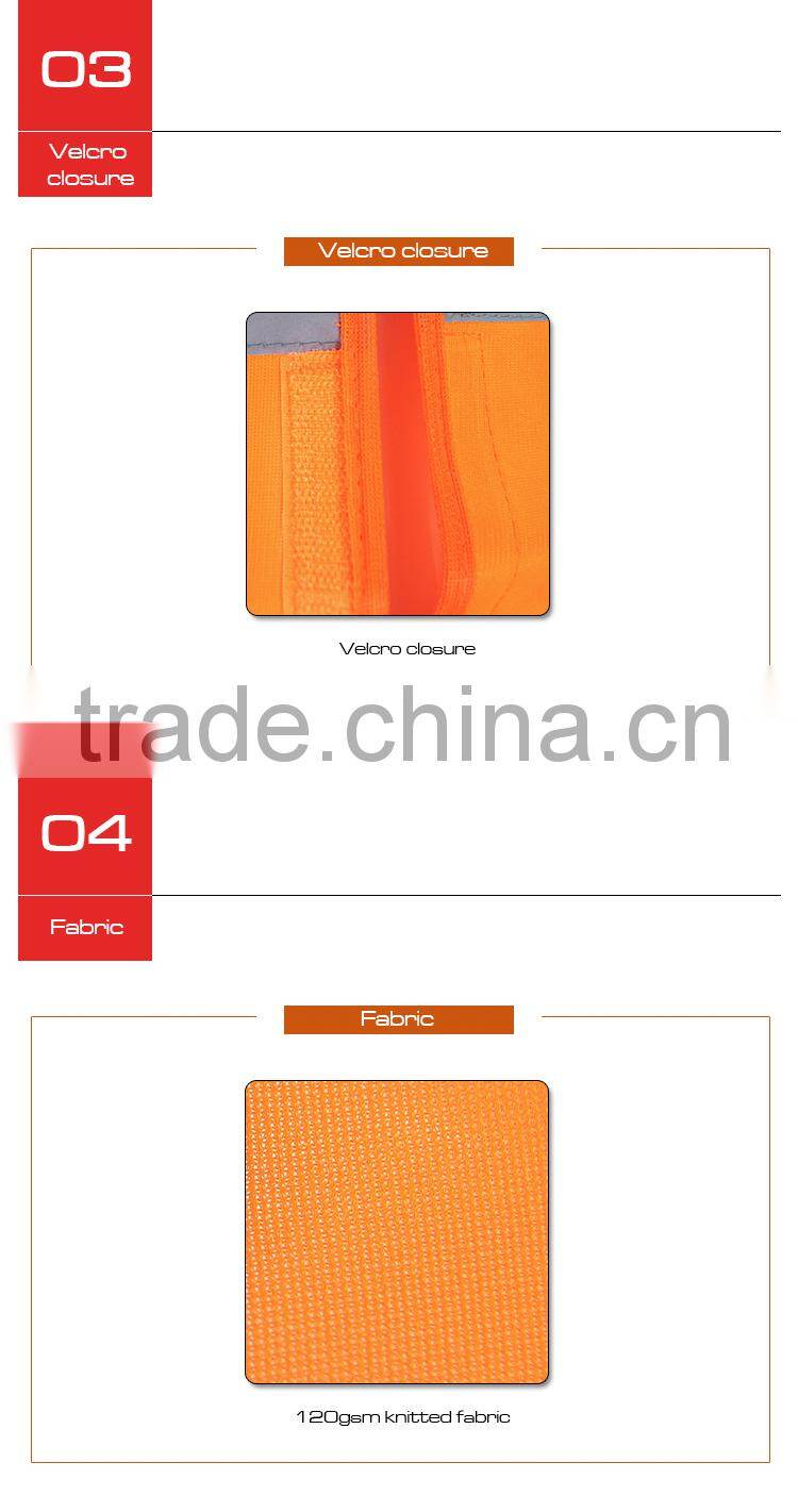 Cheap high visible road safety reflective vest RF003