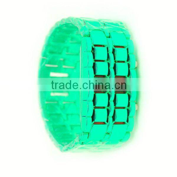fashion plastic iron samurai led watch TM-S1