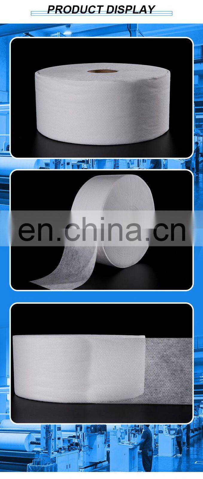 Supplier for Baby Diaper Topsheet Hot Air Through Non Woven Fabric China Nonwoven Filter Fabric Factory 100% ES Fiber Custom 24g