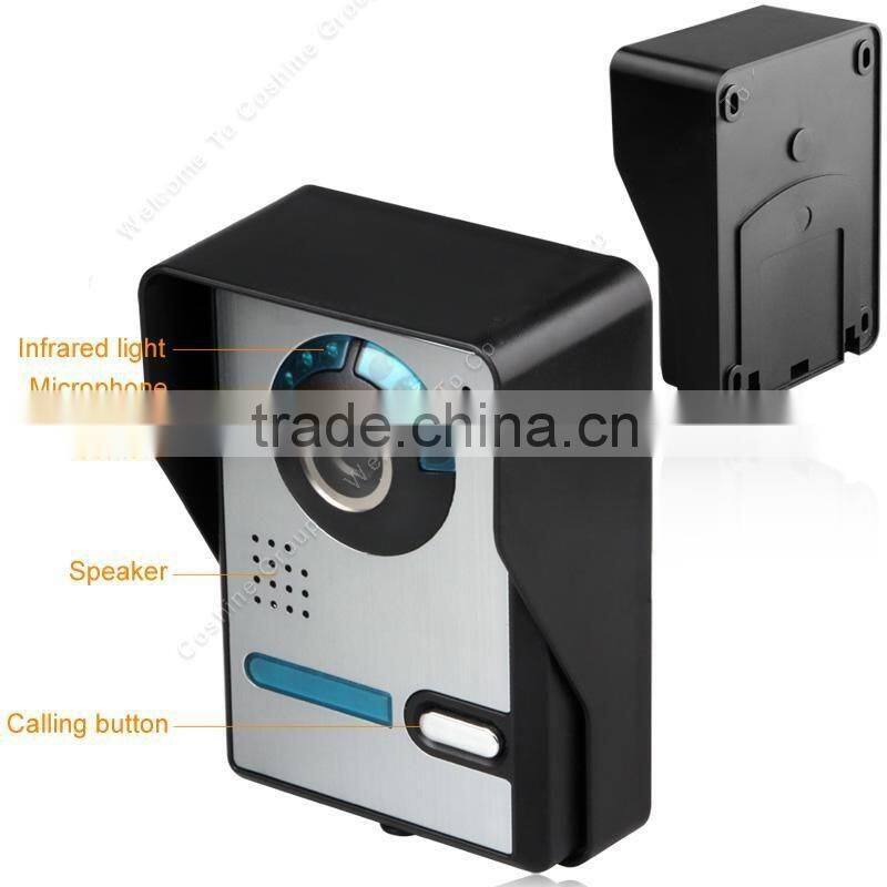Cheap 7inch LCD wired video door bell door phone system for Home security protection
