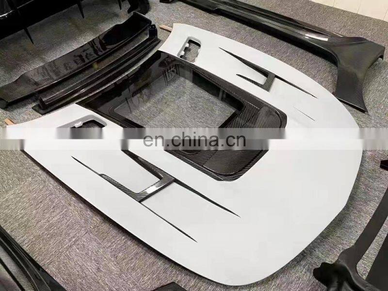 Runde For 14-19 Mercedes-Benz AMG GT GTC GTS IMP Style Body Kit Front Bumper Rear Bumper Front Lip Rear Lip Hood Side Skirt