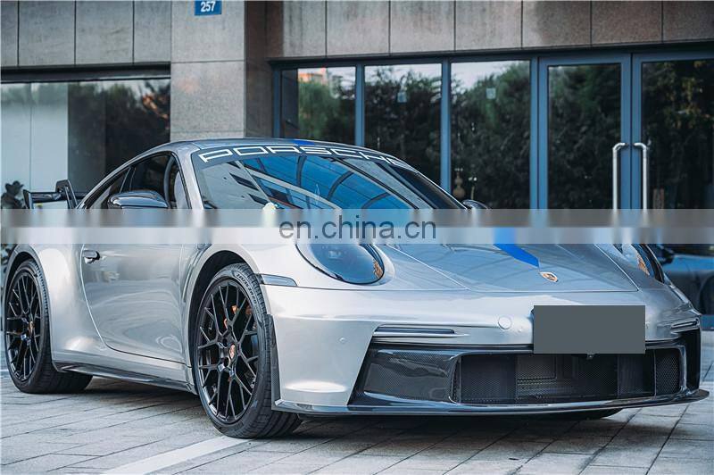 Runde GT3 For Porsche 992 Upgrade GT3 Body Kit Front Bumper Rear Bumper Hood Spoiler Exhaust Rear Engine Cover Side Skirts