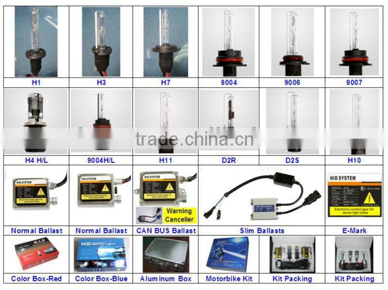 Slim AC Xenon kit, HID conversion kits, xenon HID kits for car headlight 35W, 2 Years' warranty