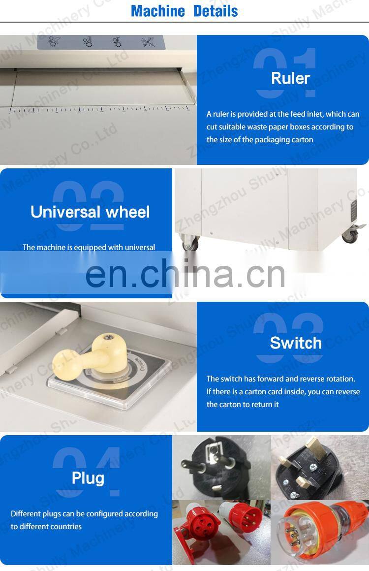 carton printing slotting die-cutting machine carton box cutting hand cutting carton machine