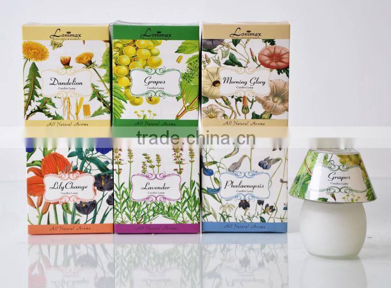 60g lamp shaped decorative scented candle home fragrance