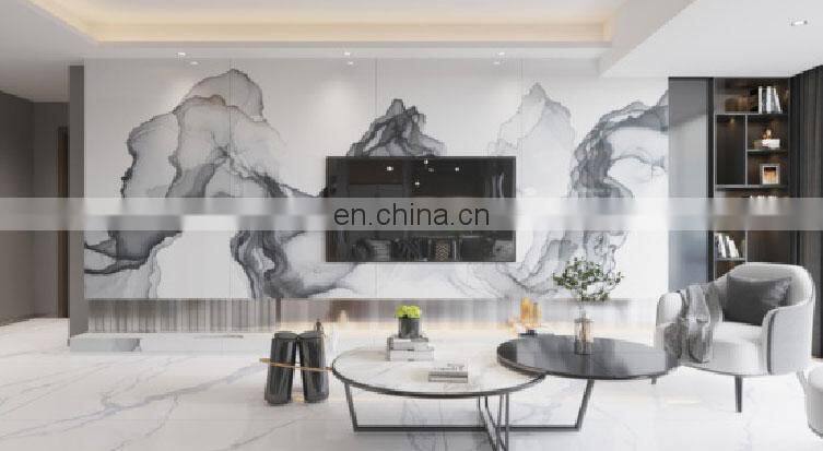 large format marble slab black floor rough surface ceramic porcelain tiles oversized wall slab