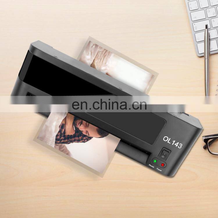 Factory Price Customized A4 A5 A6 Office Equipment Portable Pouch Thickness 75-125mic Sheet Plastic Paper Automatic Laminator