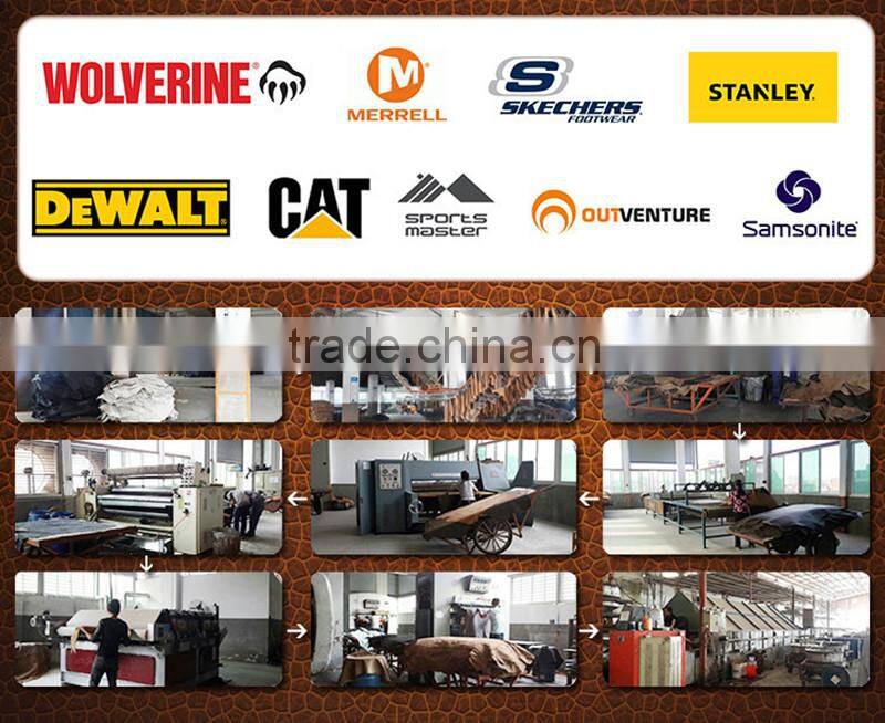 Genuine pu coated cow split bag leather