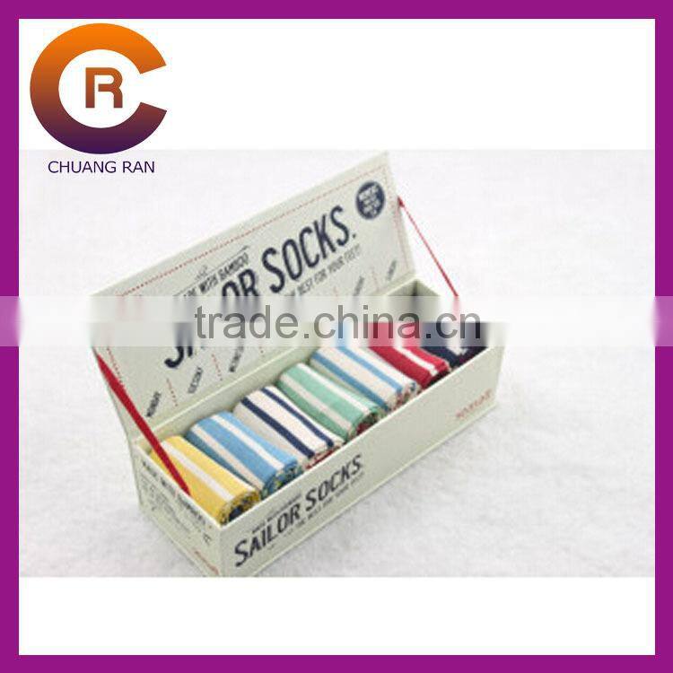 Different sizes custom cheap printed paper socks box
