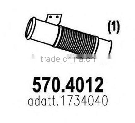 Exhaust Pipe 68091 for SCANIA
