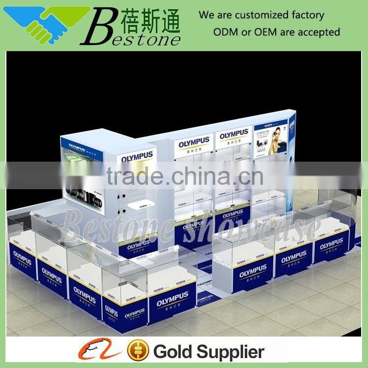 Mall mobile shop counter kiosk design from Bestone factory