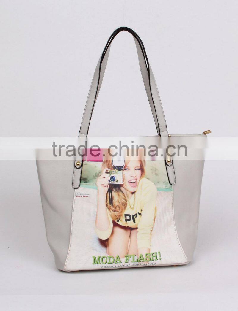 2015 Fashion Wholesale Lady Handbag Pu Elegance Designer Women Handbag