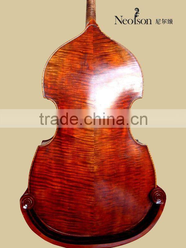Antique style double bass gamba
