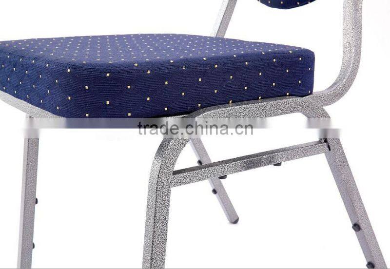 Cheap Stacking hotel restaurant used price steel banquet chair