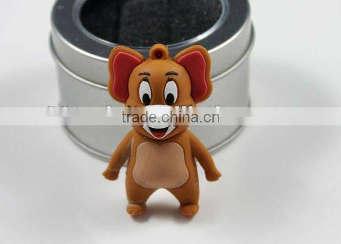 Cartoon cute anime Mickey mouse USB flash drive for gift and promotion